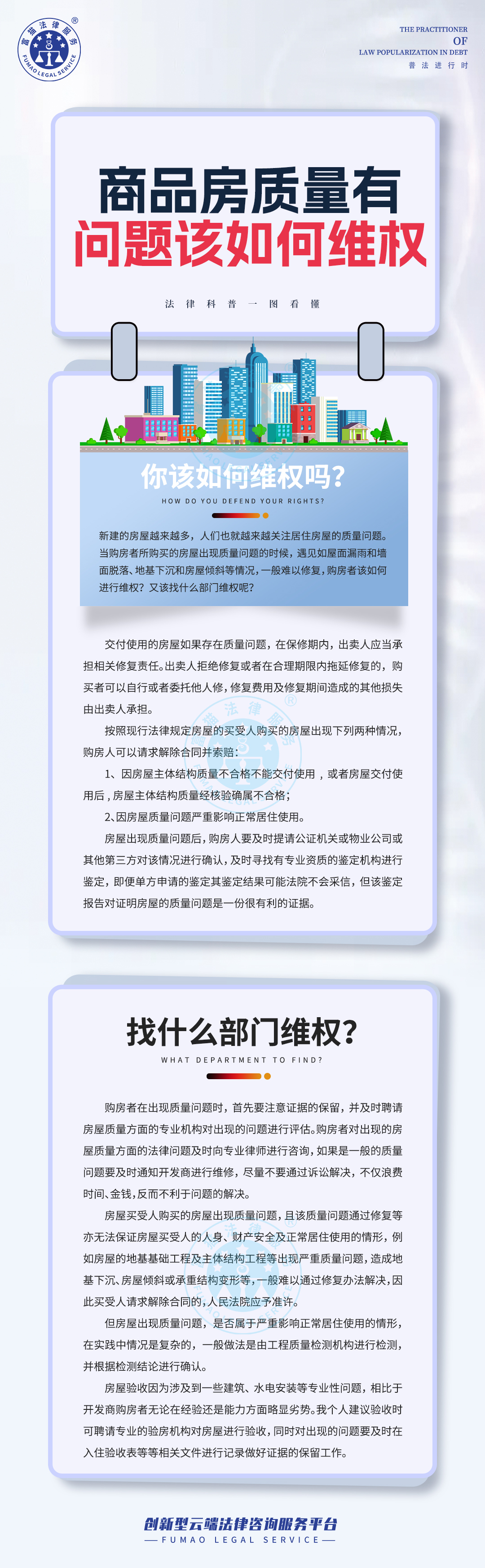 全民普法丨商品房質(zhì)量有問(wèn)題該如何維權(quán)