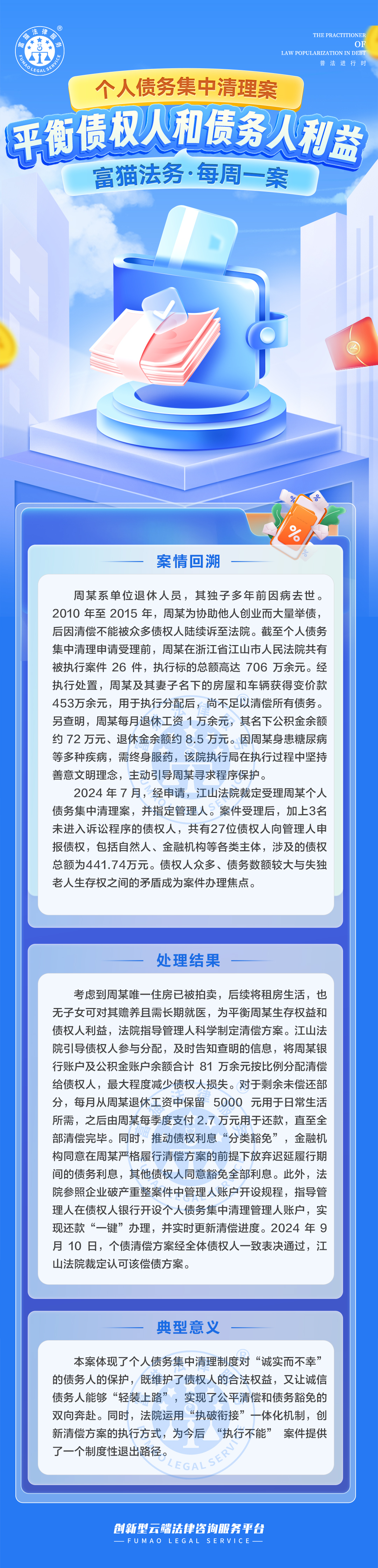 富貓法務：平衡債權人和債權人利益